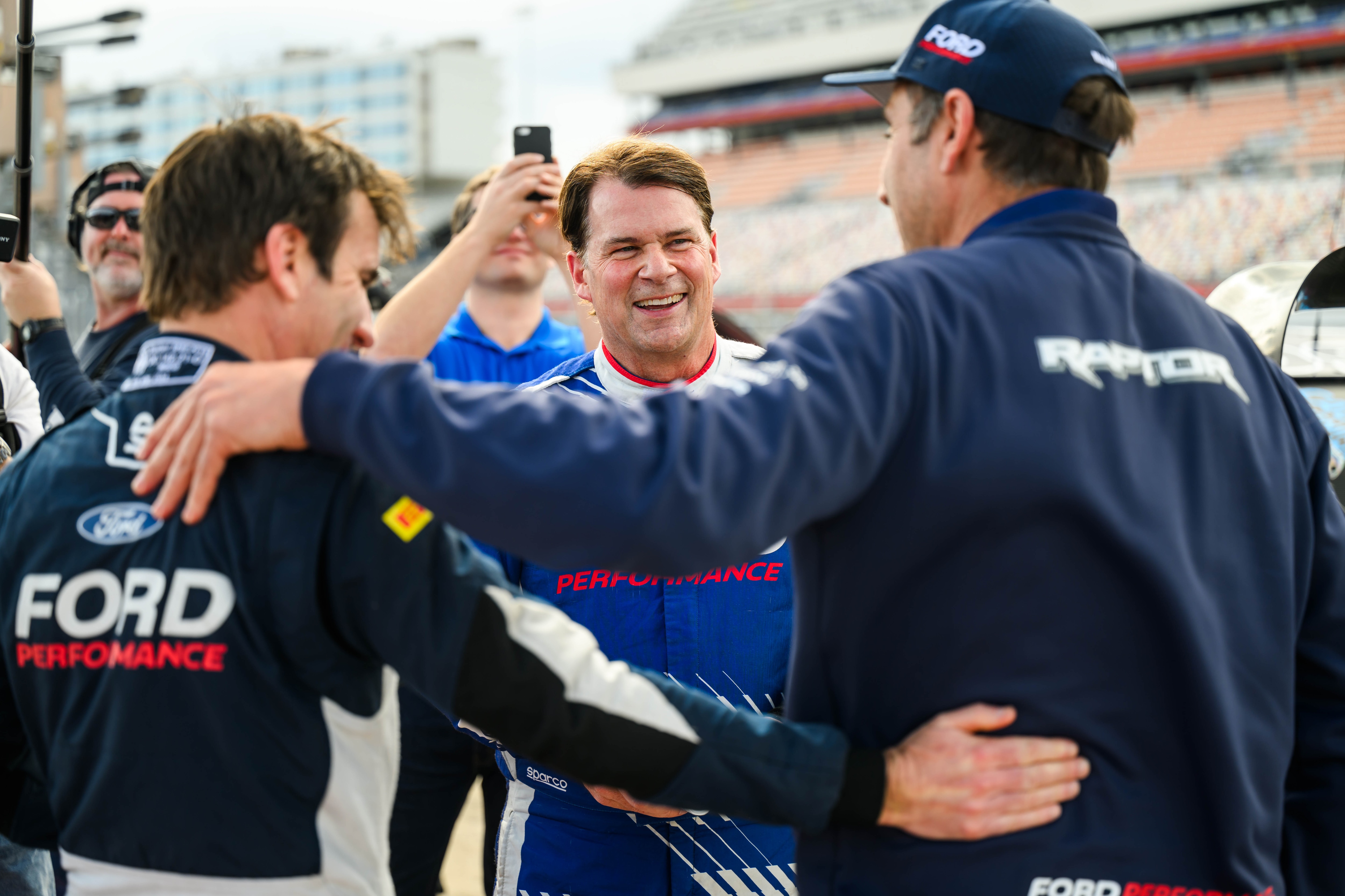 Jim Farley at the 2025 Ford Performance Season Launch at Charlotte Motor Speedway on Jan. 30, 2025.